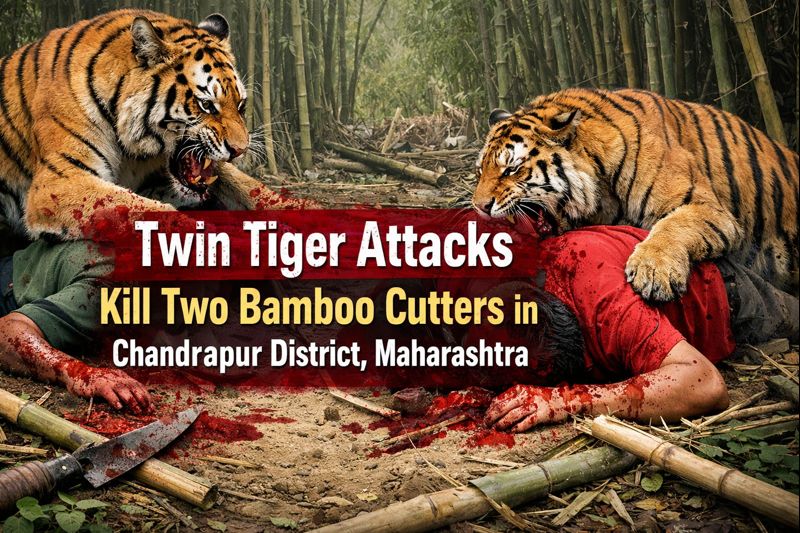 Twin Tiger Attacks Kill Two Bamboo Cutter