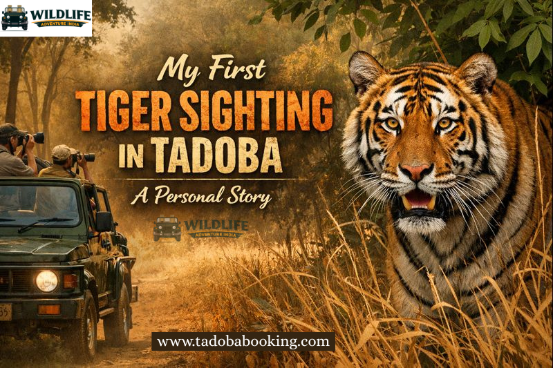 My First Tiger Sighting in Tadoba