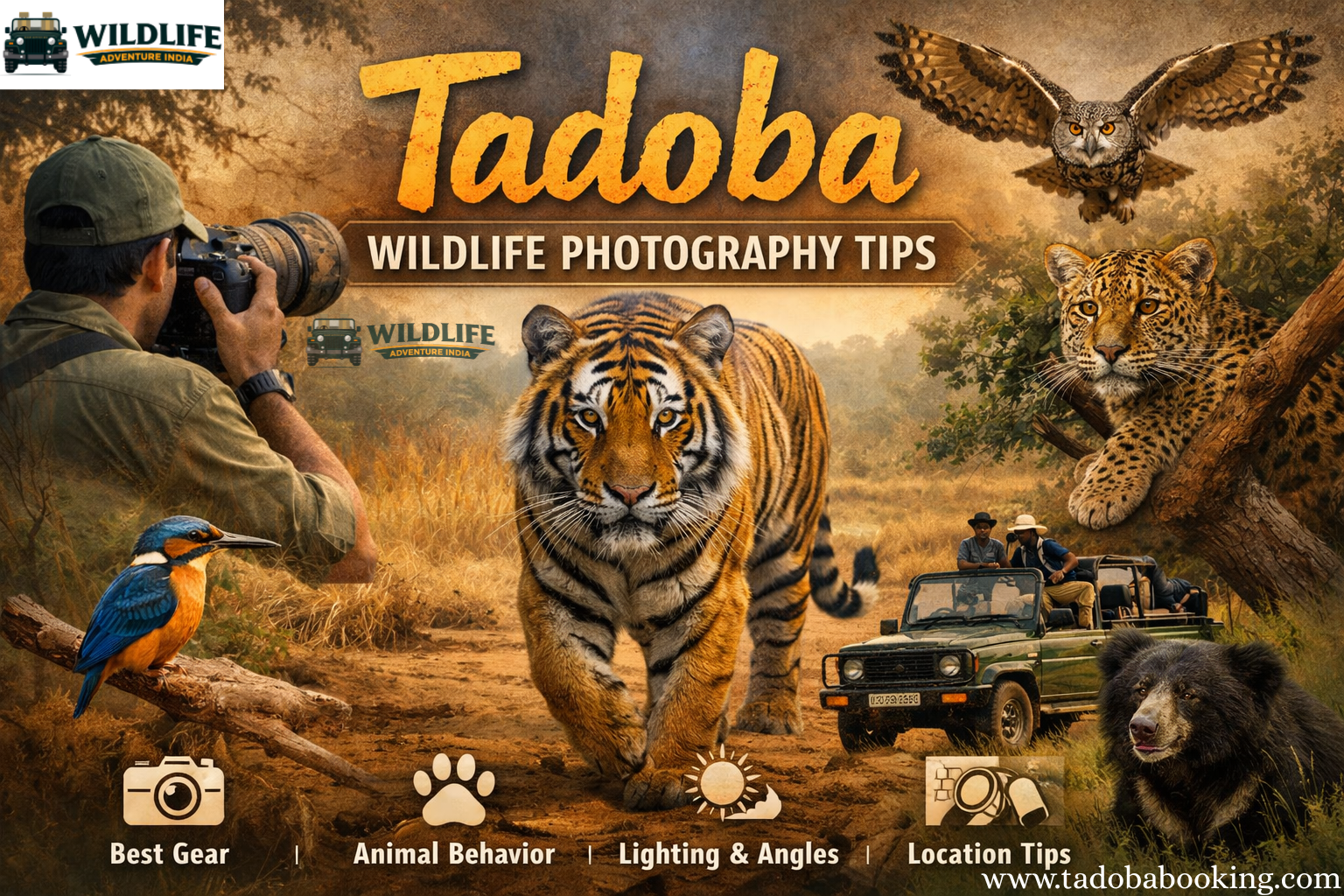 Tadoba Wildlife Photography Tips