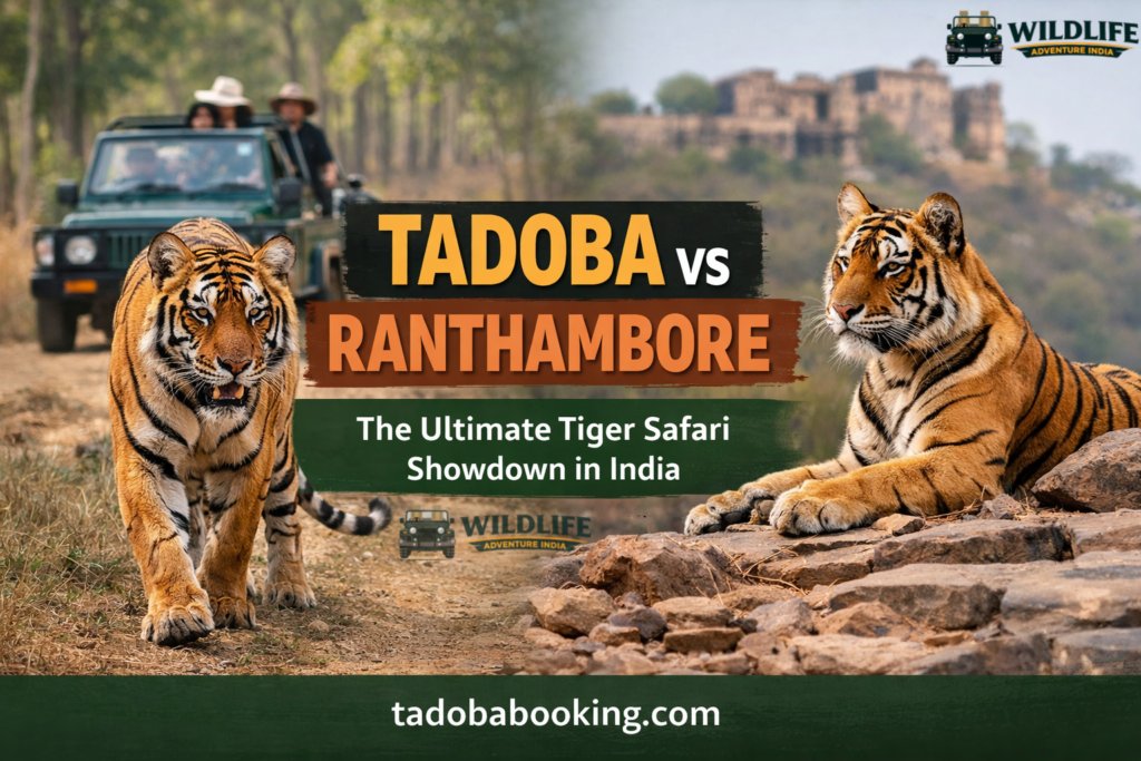 Tadoba vs Ranthambore: The Ultimate Tiger Safari Showdown in India
