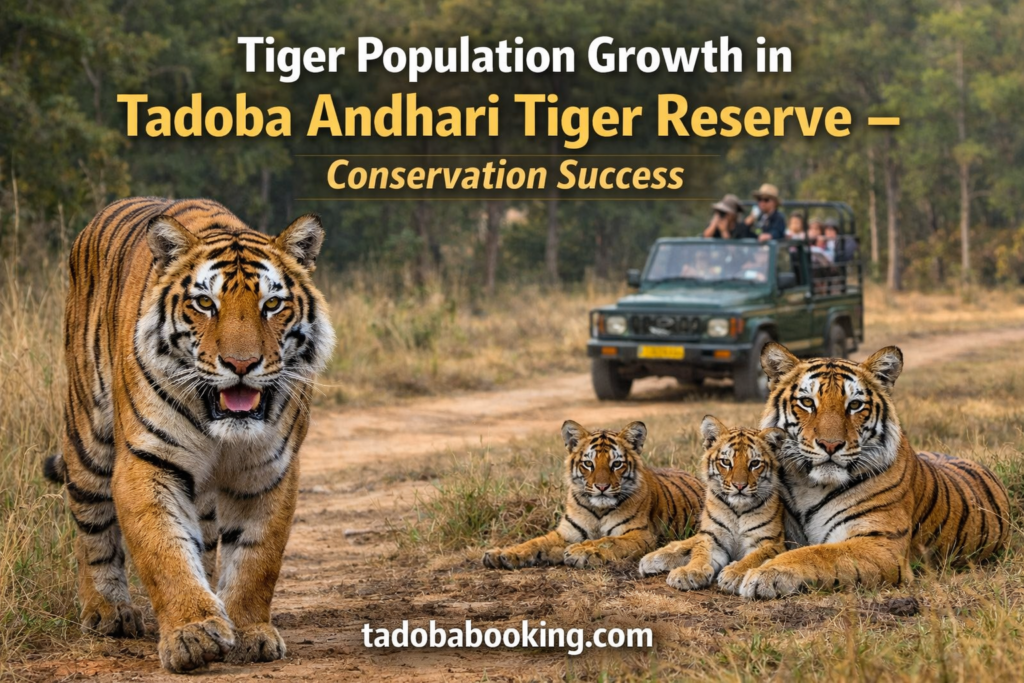 tiger population growth in Tadoba Andhari Tiger Reserve