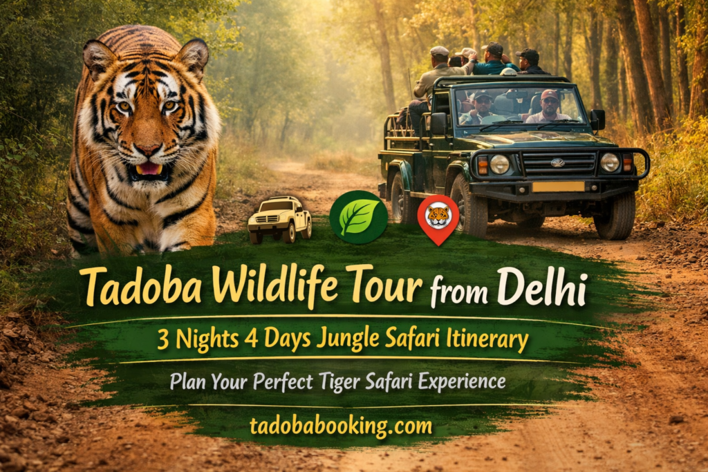 Tadoba Wildlife Tour from Delhi