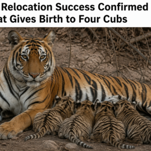 Tiger Relocation Success Confirmed as Zeenat Gives Birth to Four Cubs