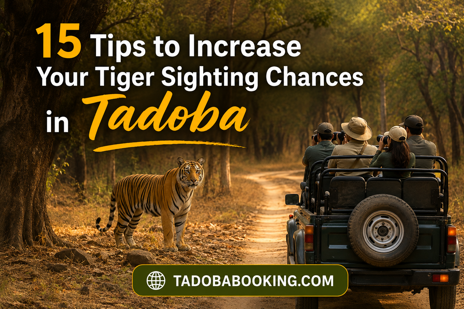 15 Tips to Increase Your Tiger Sighting Chances in Tadoba