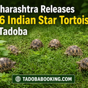 Maharashtra Releases 216 Indian Star Tortoises in Tadoba 